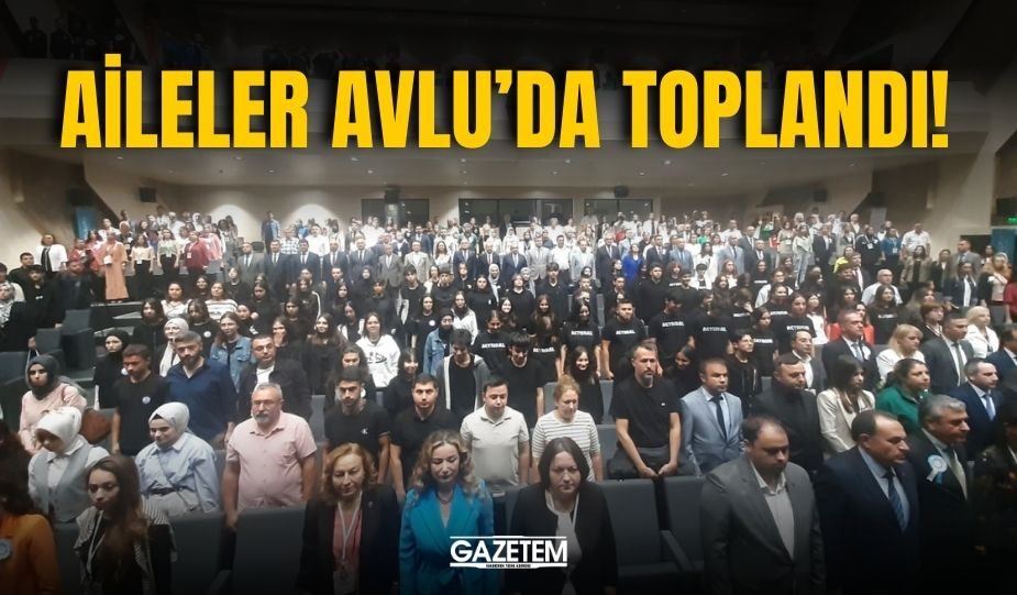 AİLELER AVLU’DA TOPLANDI