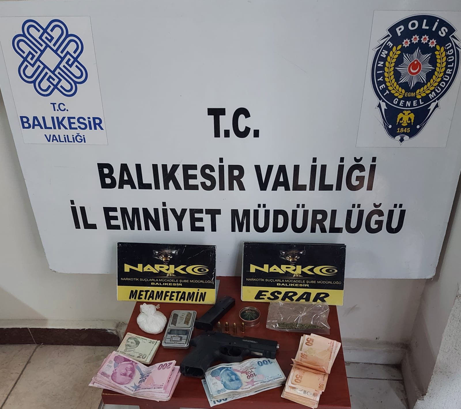 BALIKESİR’DE UYUŞTURUCU OPERASYONU