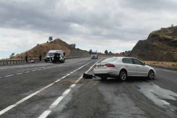 Bingöl-Diyarbakır karayolunda meydana gelen