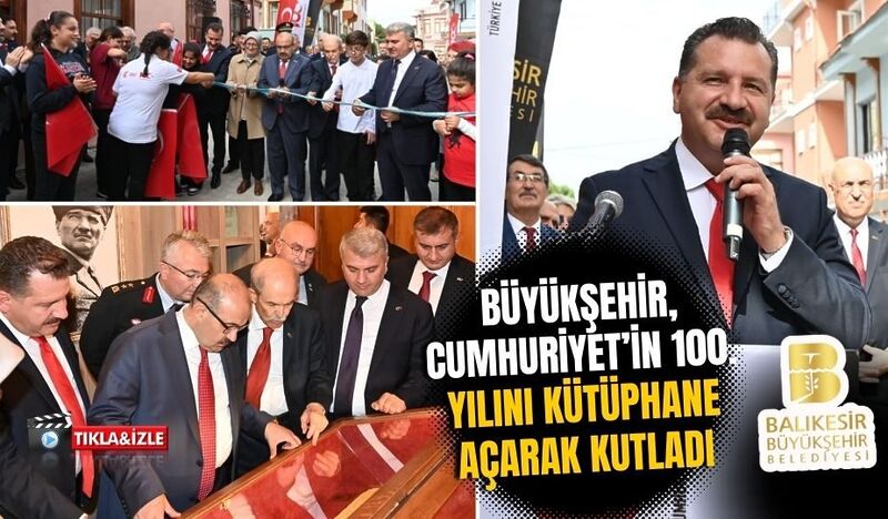 Büyükşehir, Cumhuriyet’in 100. yılını kütüphane açarak kutladı