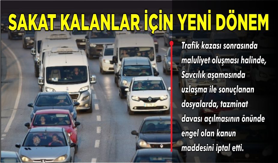 AYM, özellikle trafik kazası