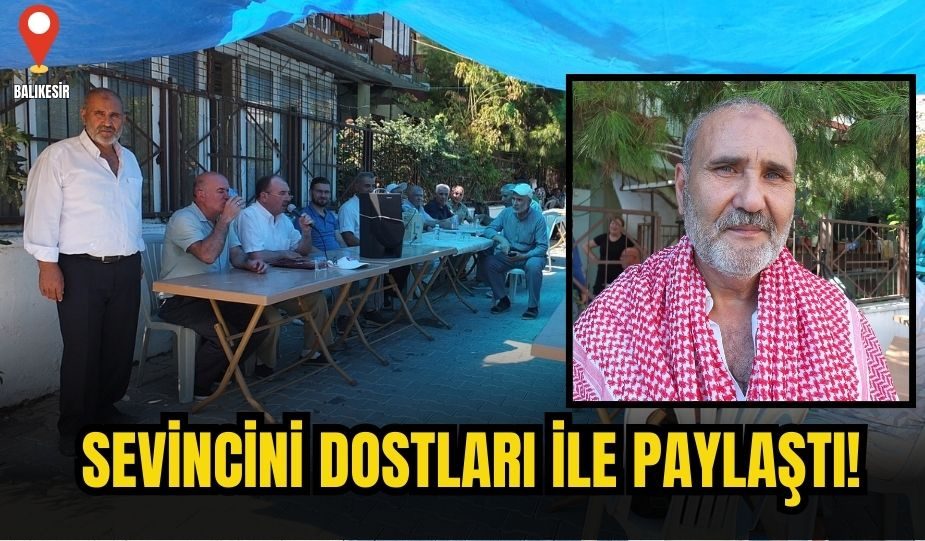 SEVİNCİNİ DOSTLARI İLE PAYLAŞTI!