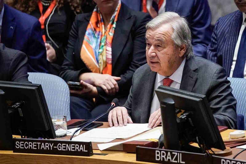 BM Genel Sekreteri Guterres: “Hamas’ın İsrail’e yönelik saldırıları durup dururken başlamadı”