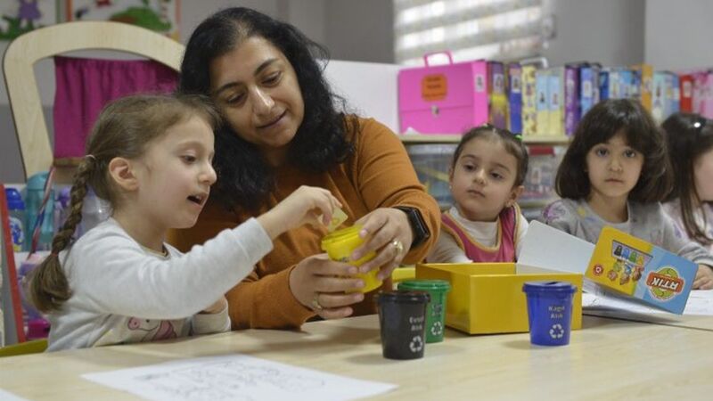 Bursa Yıldırımlı miniklere çevre aşısı