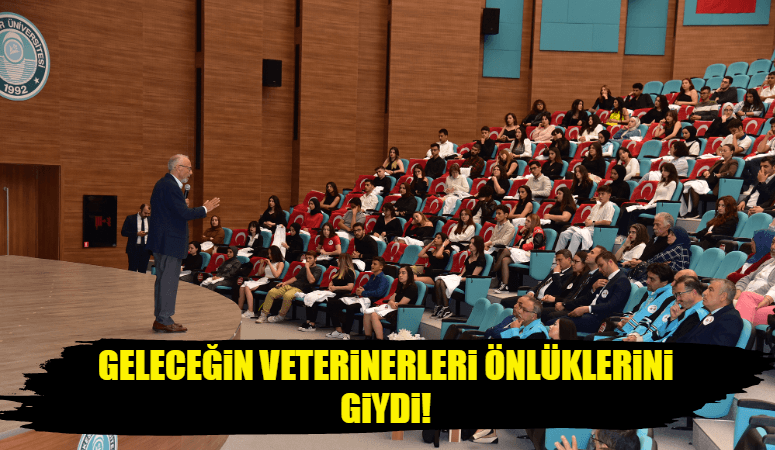 GELECEĞİN VETERİNERLERİ ÖNLÜKLERİNİ GİYDİ!