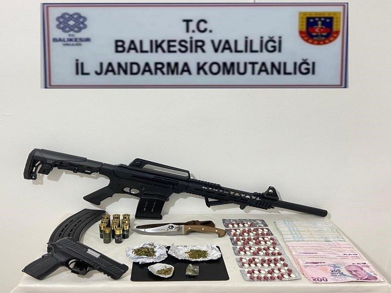 Jandarmadan Balıkesir’de uyuşturucu operasyonu