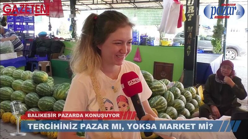 TERCİHİNİZ PAZAR MI YOKSA MARKET Mİ?