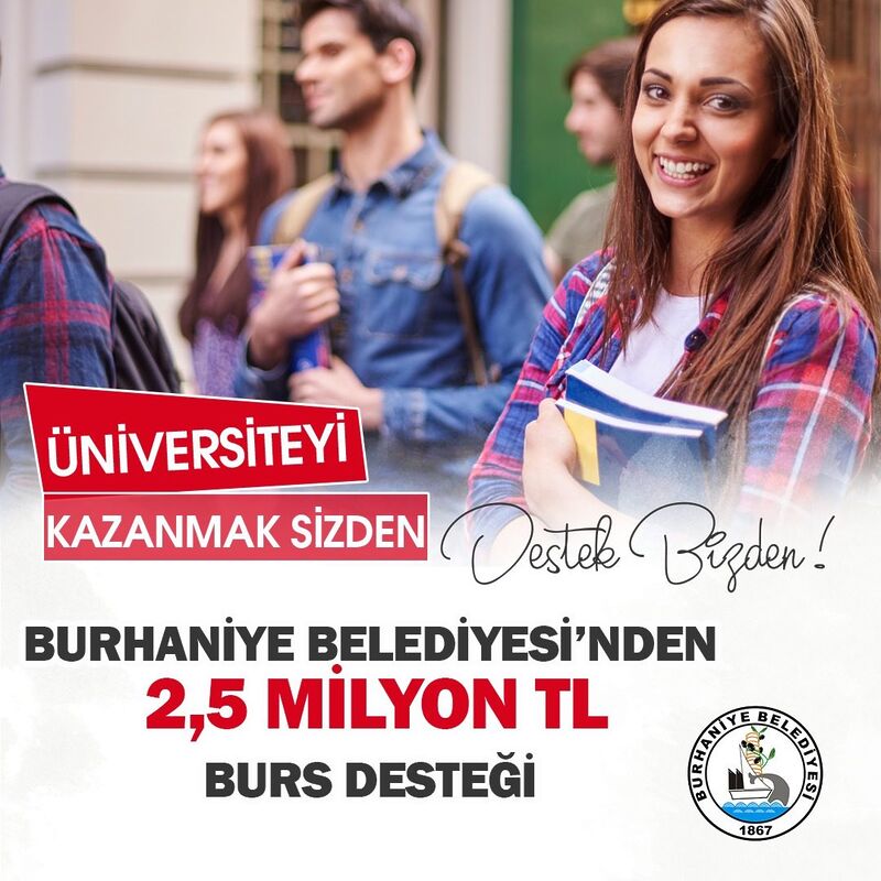 BURHANİYE BELEDİYESİ’NİN BURS DESTEĞİ SÜRÜYOR!