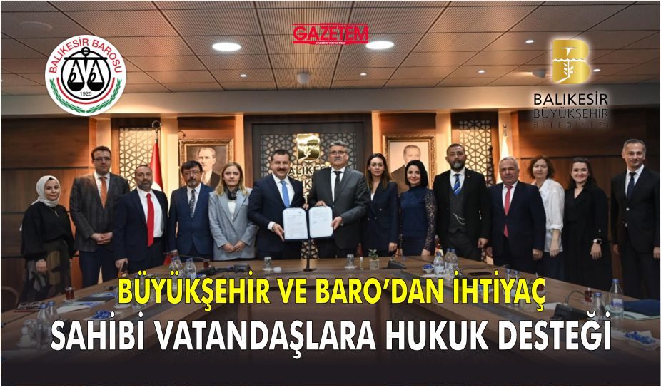 BÜYÜKŞEHİR VE BARO’DAN İHTİYAÇ  SAHİBİ VATANDAŞLARA HUKUK DESTEĞİ