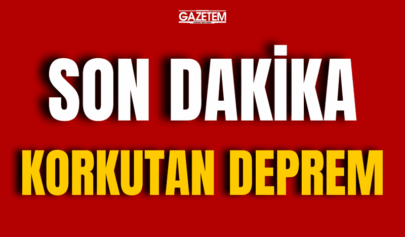 ANTALYA’DA KORKUTAN DEPREM