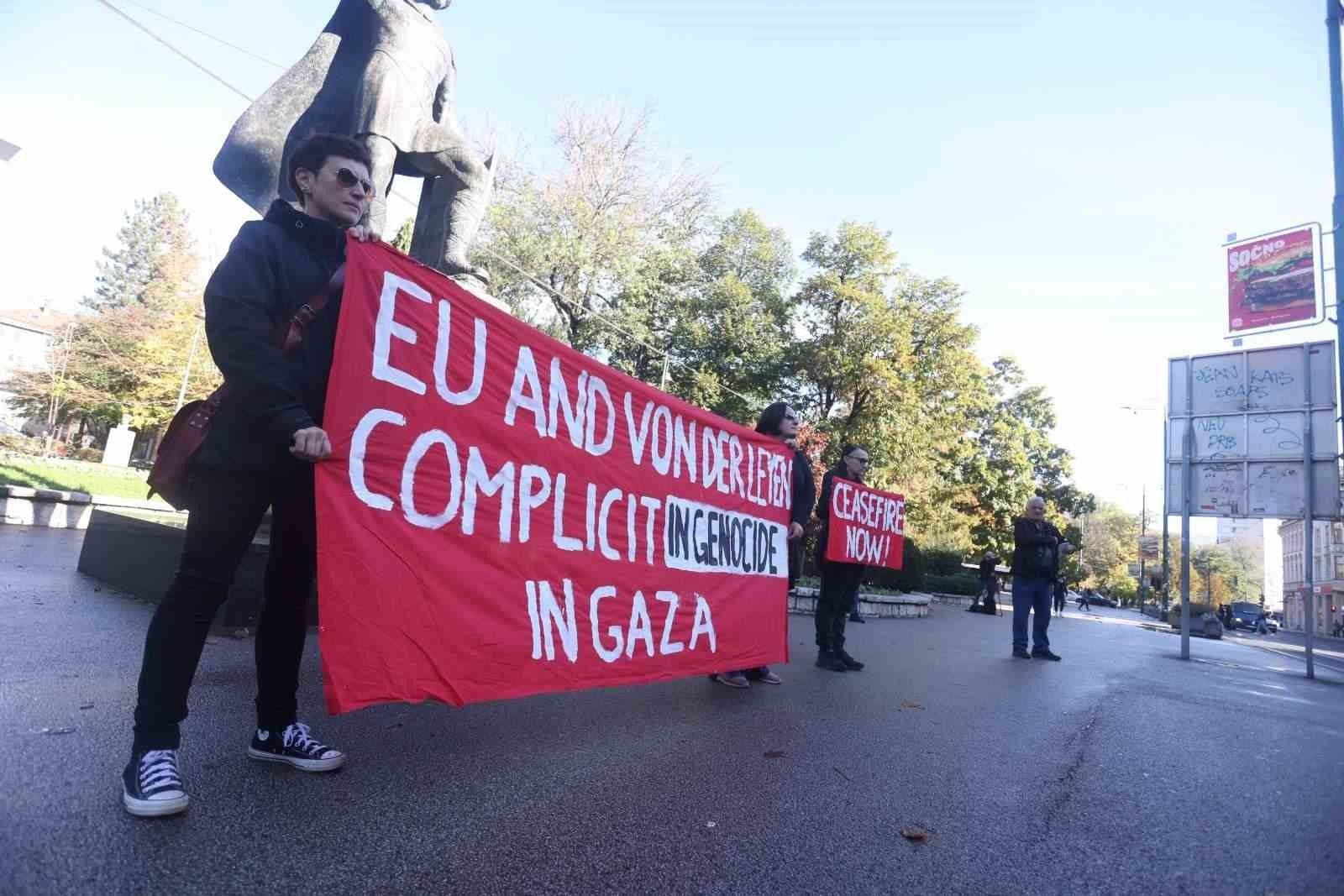 Bosna Hersek’te AB’ye Gazze tepkisi: “AB ve Von der Leyen, Gazze’deki soykırımın suç ortağı”