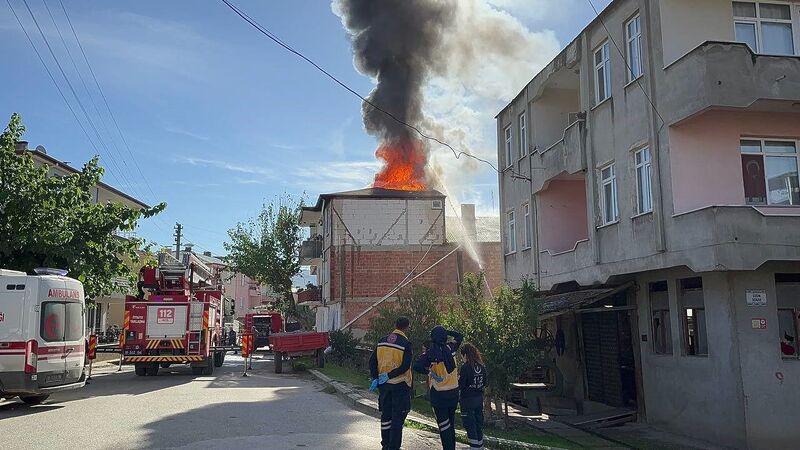 Bursa’da korkutan yangın