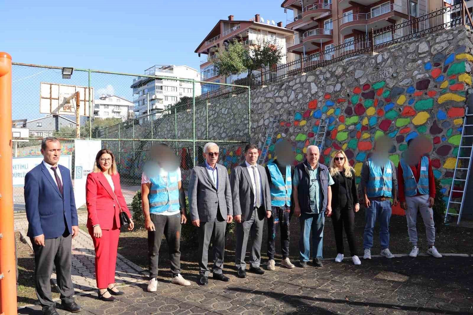 Denetimli serbestlik yükümlülerinden örnek kamu çalışması