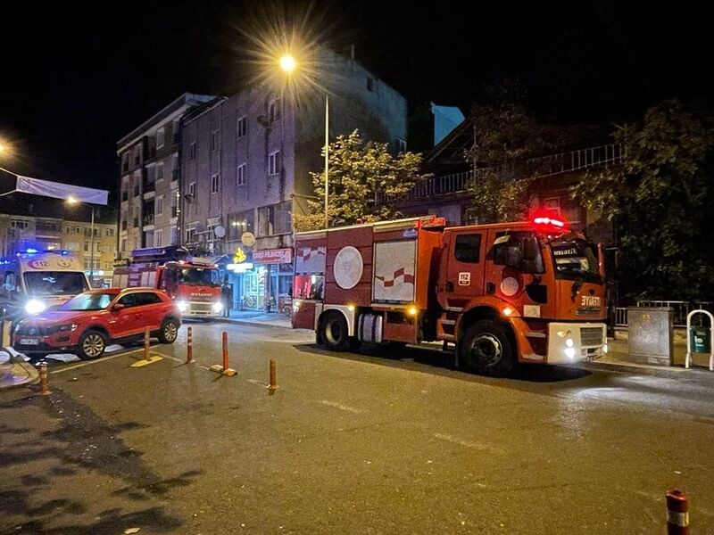 Eski Muratlı Öğretmenevi binasında yangın