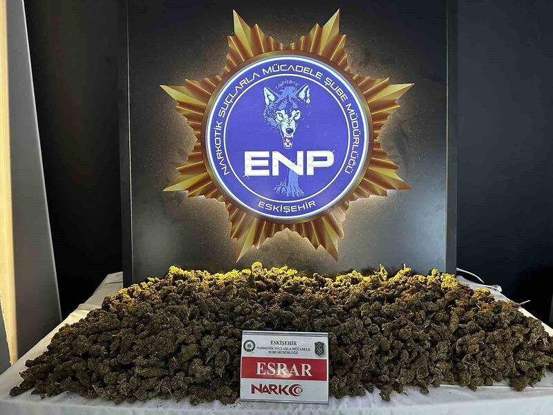 Eskişehir’de 5 kilo 325 gram esrar ele geçirildi