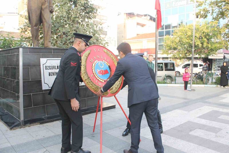 Gazi Mustafa Kemal Atatürk ölüm yıldönümünde Manyas’ta törenle anıldı