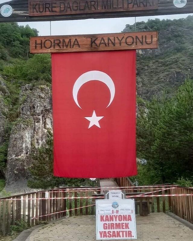 Horma Kanyonu bakım çalışmaları sebebiyle ziyarete kapatıldı