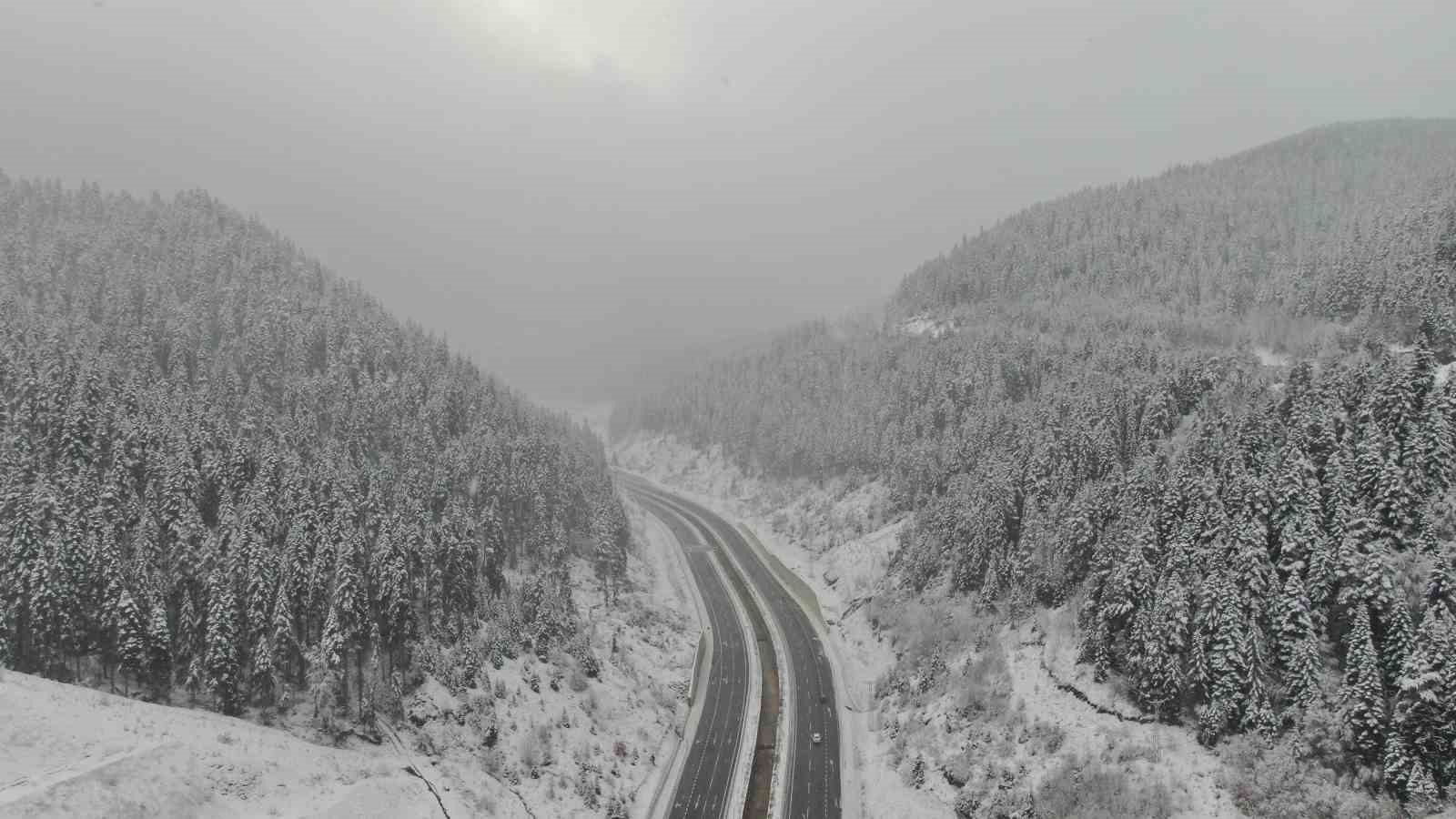 Ilgaz Dağı’nda yoğun kar yağışı: Beyaz örtü ile kaplandı