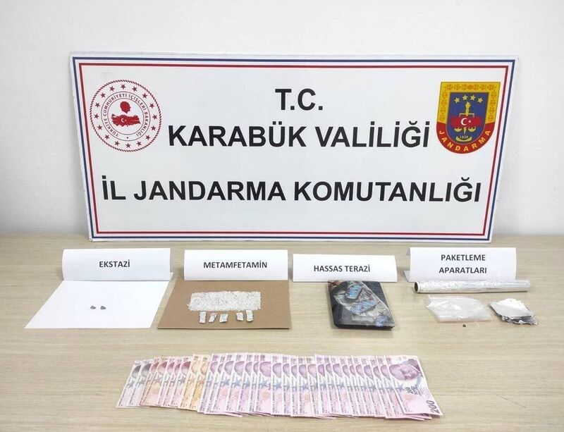 Karabük’te uyuşturucu operasyonu