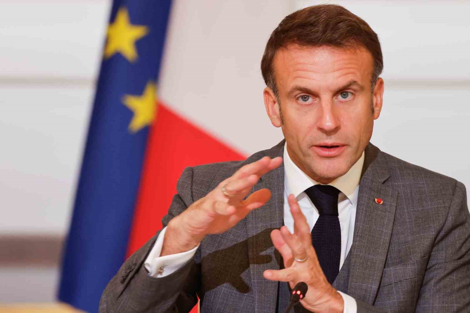 Macron’dan İsrail’e ateşkes çağrısı: “Gazze’yi bombalamayı durdur”