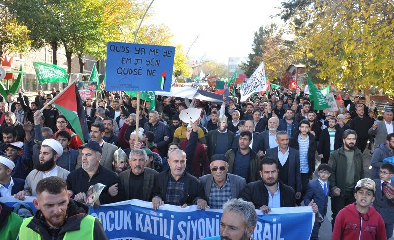 Muş’ta ’Büyük Gazze Yürüyüşü’