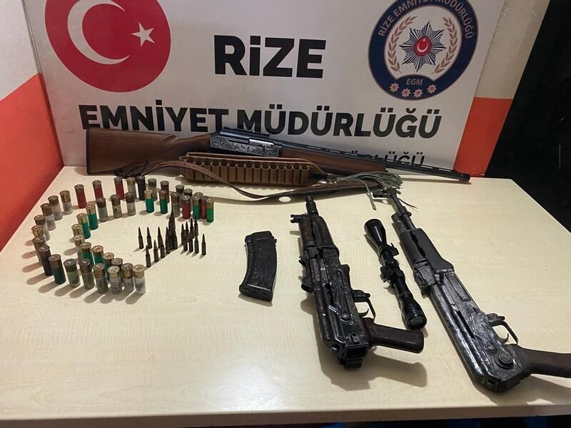 Rize’de hakkında kesinleşmiş toplam 31 yıl 9 ay hapis cezası olan şahıs yakalandı