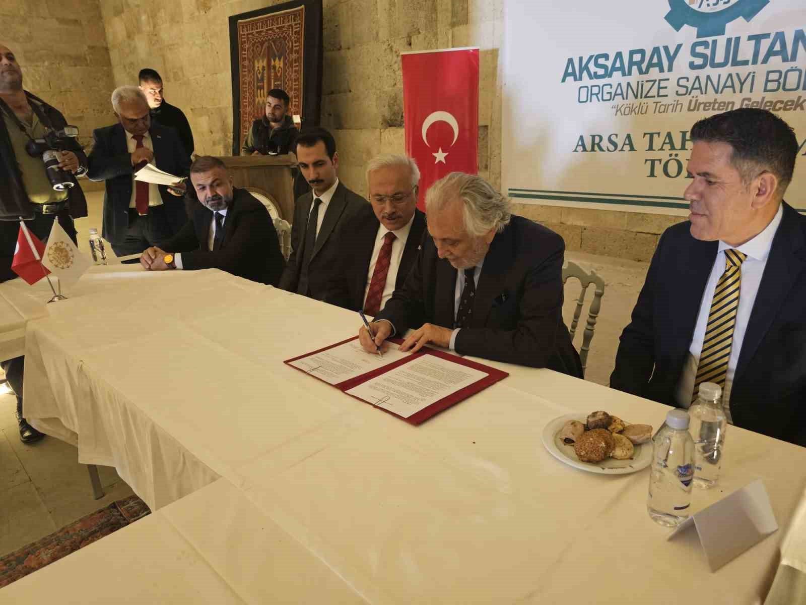 Sultanhanı OSB’de 1 milyar 800 milyon TL’lik imza