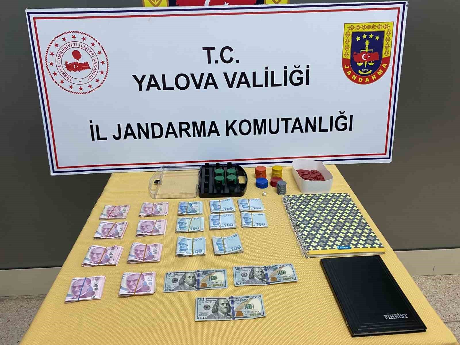 Yalova’da kumar operasyonda 31 kişiye 125 bin lira ceza