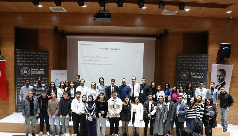 BANÜ’DE ÖĞRENCİLER SEKTÖR TEMSİLCİLERİYLE BULUŞTU