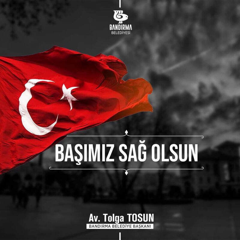 TOSUN’DAN TAZİYE MESAJI