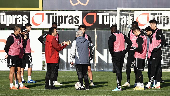 BEŞİKTAŞ’TA ALANYASPOR MAÇI HAZIRLIKLARI SÜRÜYOR