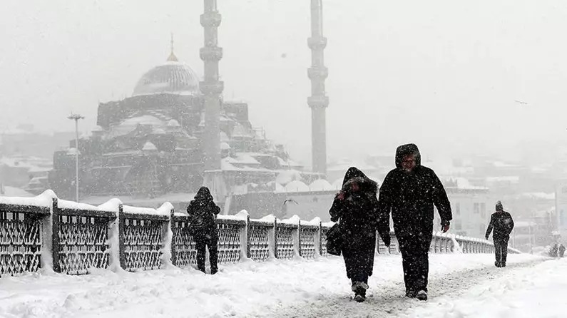 İSTANBUL İÇİN KAR UYARISI!