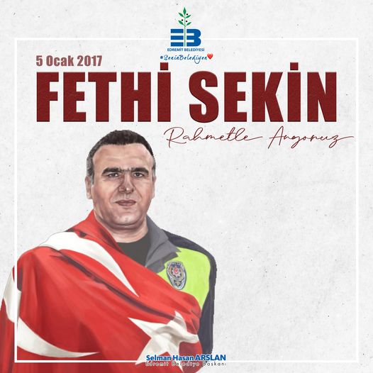 BAŞKAN ARSLAN ŞEHİT POLİS FETHİ SEKİN’İ UNUTMADI