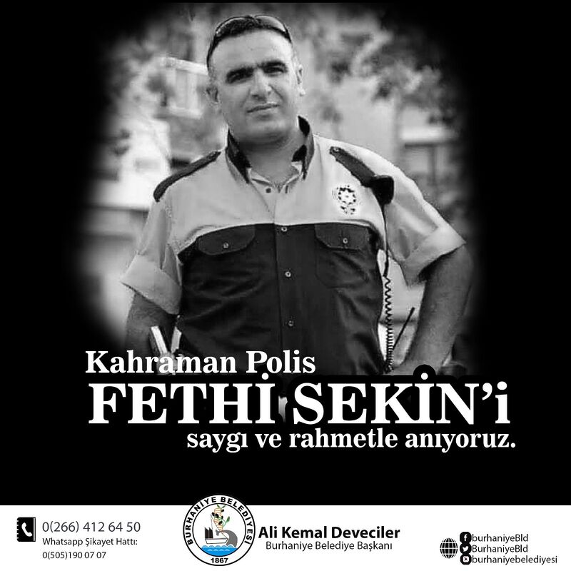 BAŞKAN DEVECİLER ŞEHİT POLİS FETHİ SEKİN’İ ANDI