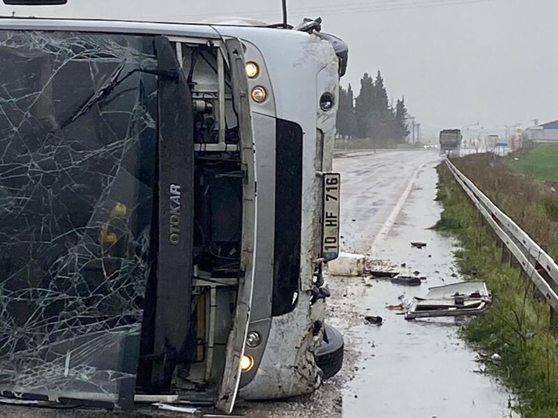 SAĞANAK YAĞIŞ KAZAYA NEDEN OLDU!