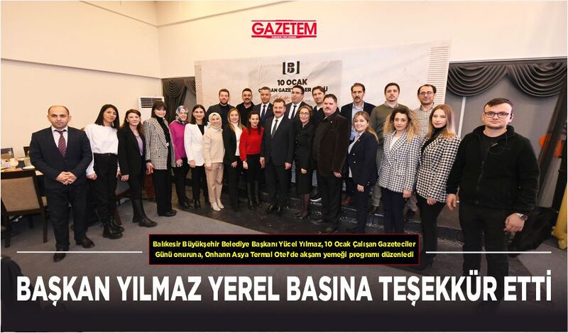 BAŞKAN YILMAZ YEREL BASINA TEŞEKKÜR ETTİ