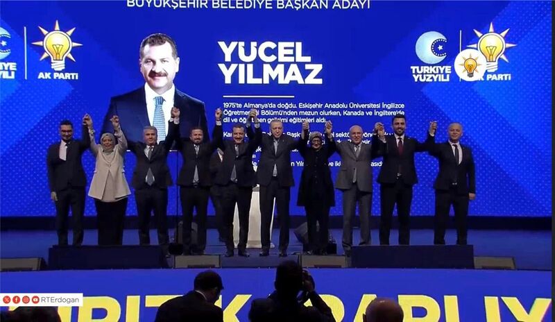 YÜCEL YILMAZ RESMEN ADAY