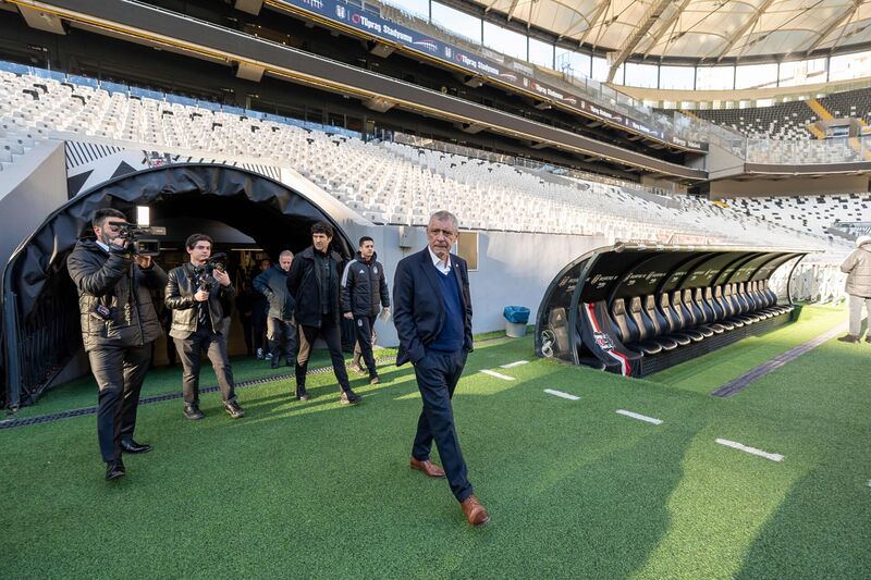 FERNANDO SANTOS TÜPRAŞ STADYUMU’NDA İNCELEMELERDE BULUNDU