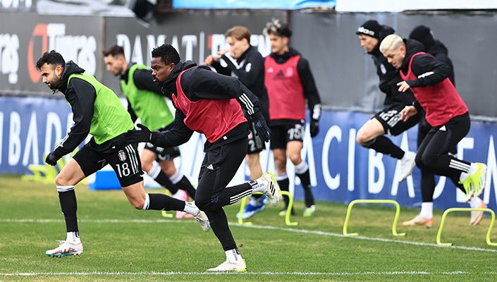 BEŞİKTAŞ TRABZONSPOR MAÇI HAZIRLIKLARINI SÜRDÜRDÜ