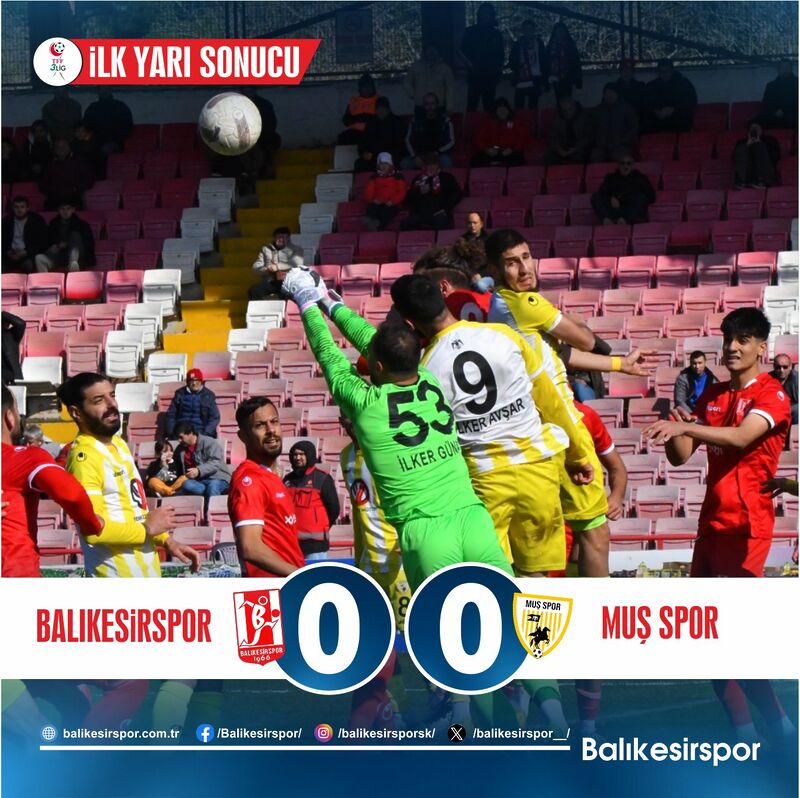 BALIKESİRSPOR 1 PUANI KAPTI