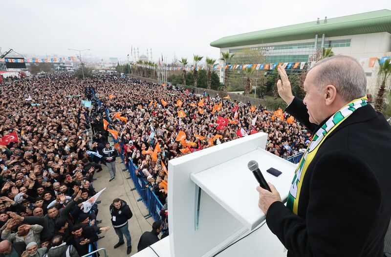 CUMHURBAŞKANI ERDOĞAN ŞANLIURFA’DA AK PARTİ ADAY TANITIM TOPLANTISI‘NDA