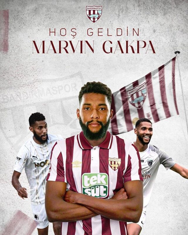 GAKPA BANDIRMASPOR İLE ANLAŞTI