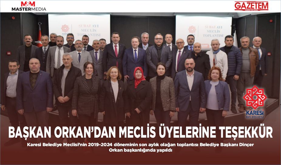 Karesi Belediye Meclisi’nin 2019-2024