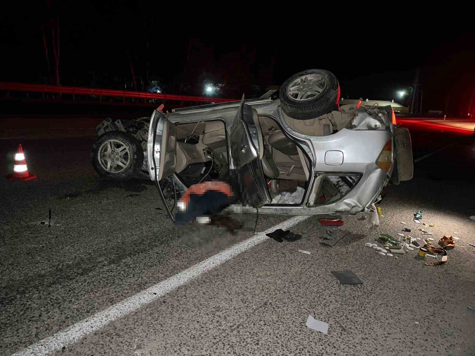 Adana’da kontrolden çıkan cip takla attı: 1 ölü