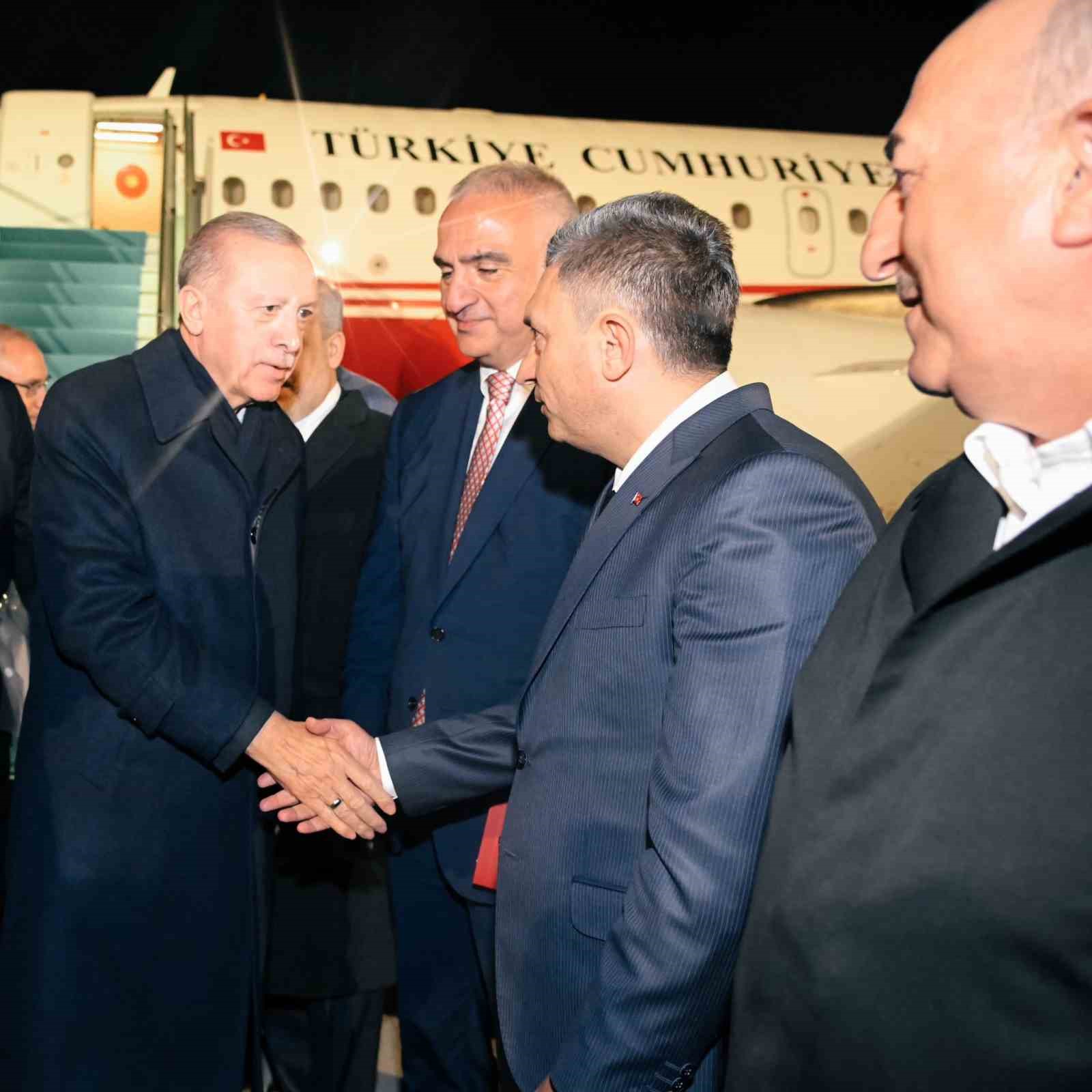 Cumhurbaşkanı Erdoğan Antalya’da