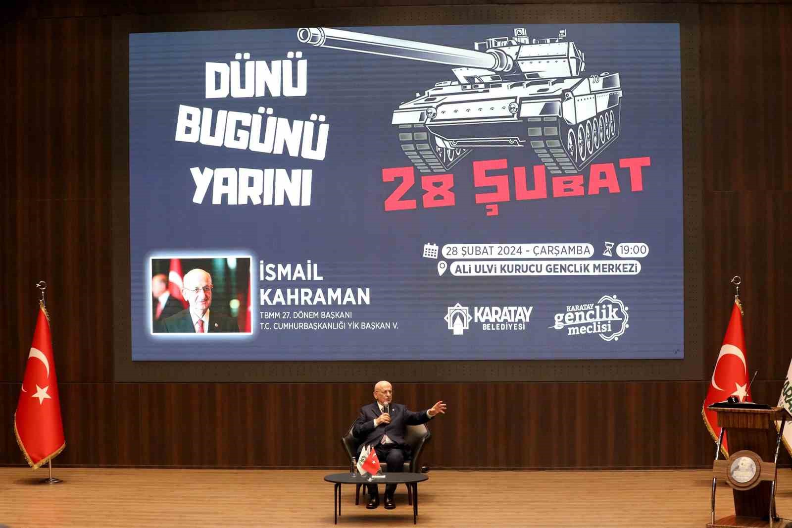 İsmail Kahraman: “28 Şubat kara bir günün yıl dönümüdür”