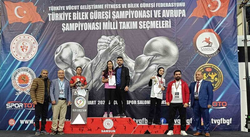 992 sporcunun arasından Türkiye Şampiyonu oldu