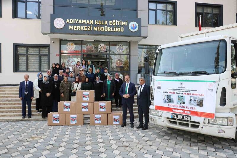 Adıyaman’dan Gazze’ye 10 bin bebek zıbını yola çıktı