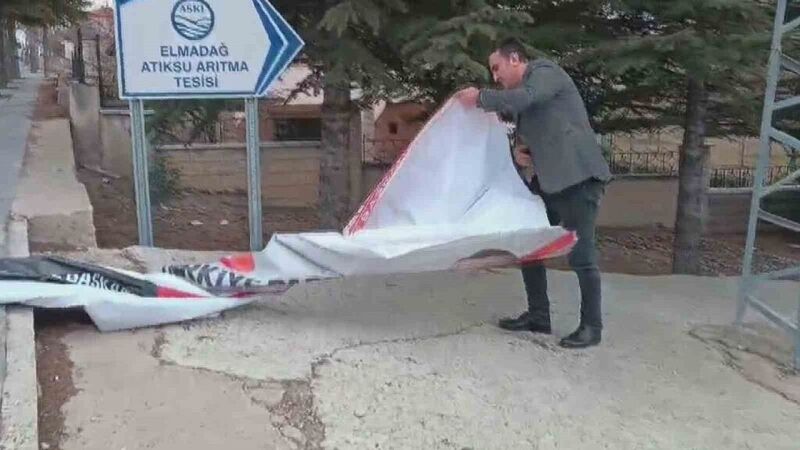 Ankara’da pankartları sökülen başkan adaylarından tepki