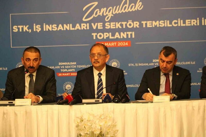 Bakan Özhaseki: “Yapmamız gereken afetlere karşı dirençli şehirler oluşturmak”